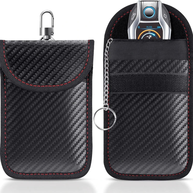 CarbonShield™ Faraday Car Key Bag Signal Blocking