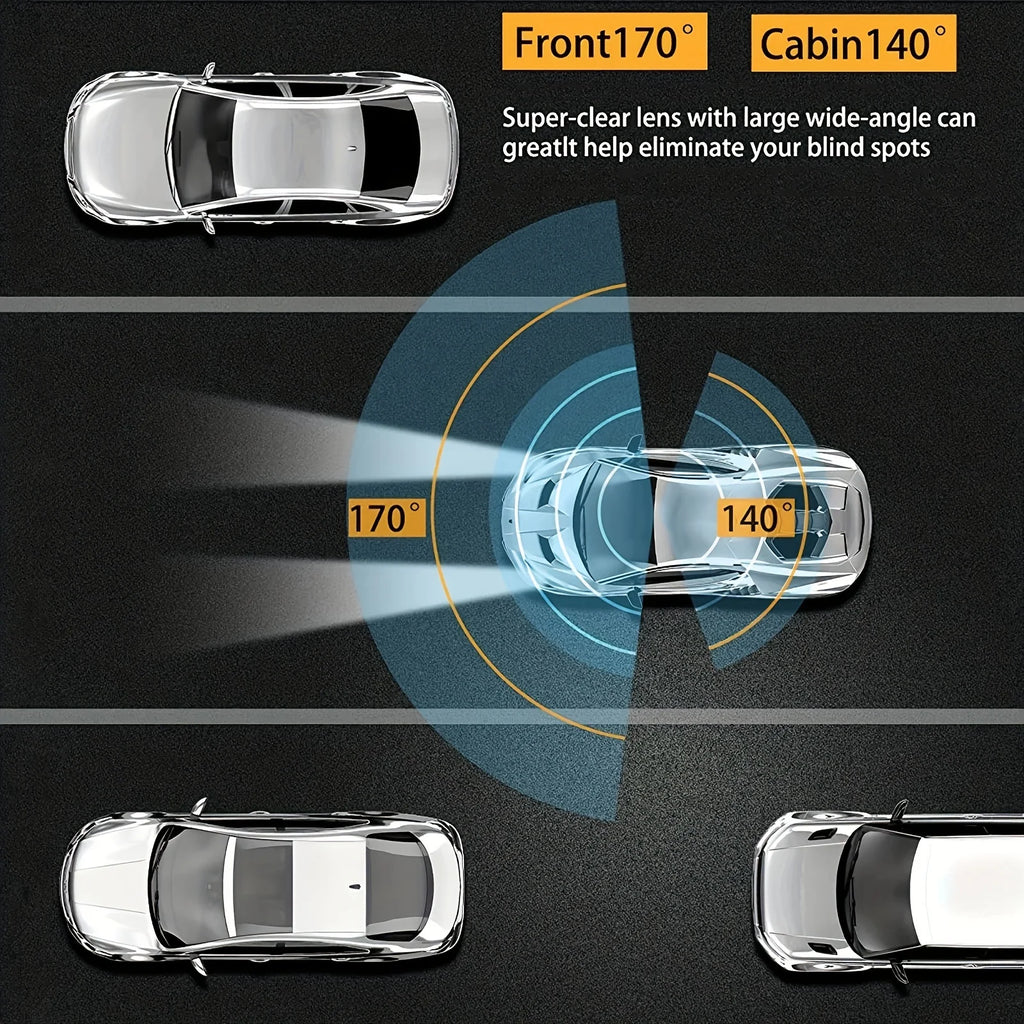 DriveGuard Pro™ Dual Dash Cam 1080P WiFi