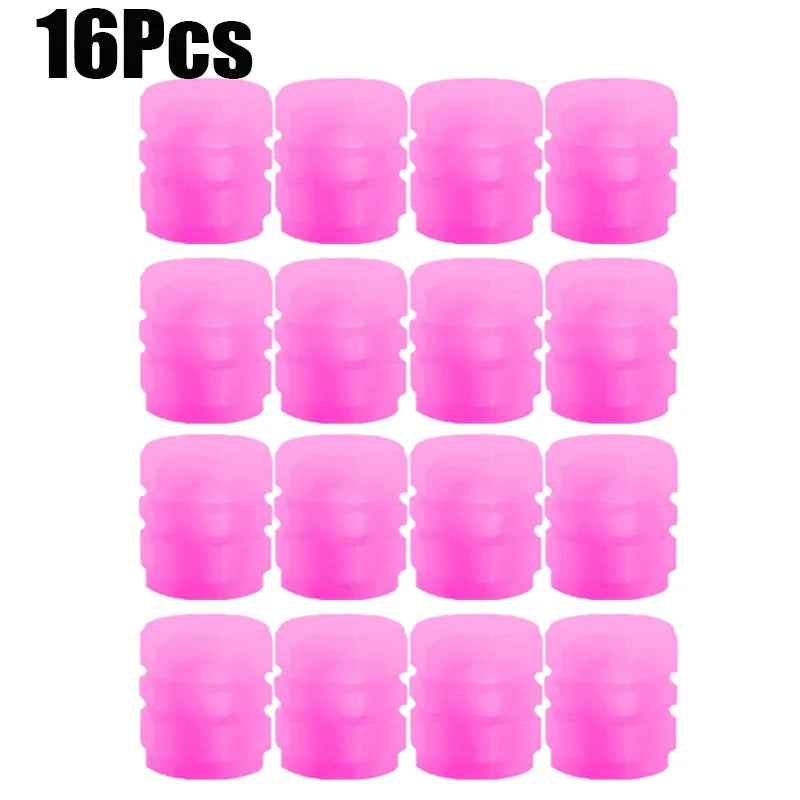 LumiValve™ Fluorescent Tyre Valve Caps