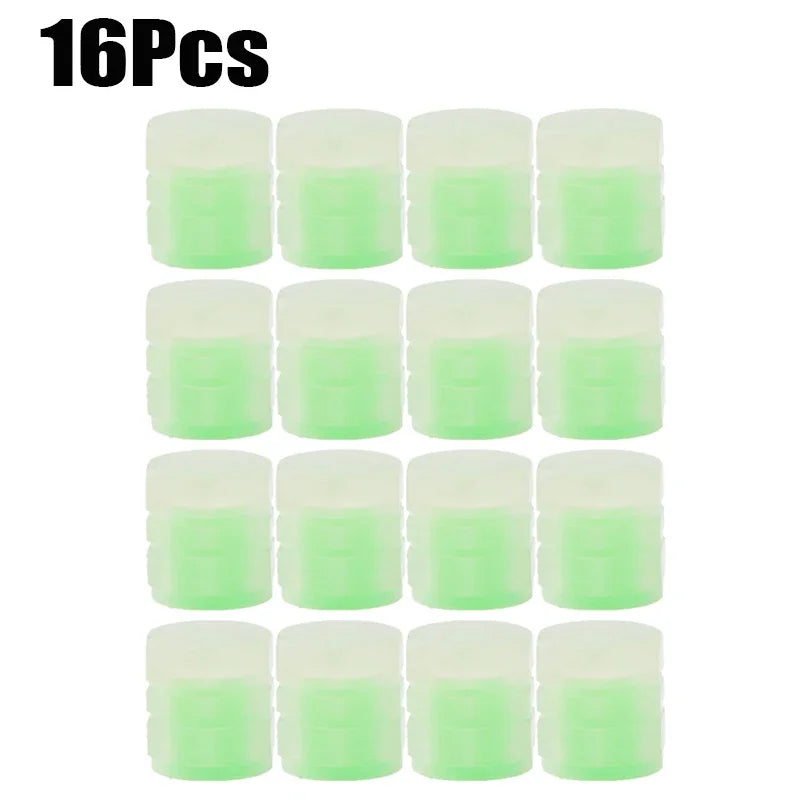 LumiValve™ Fluorescent Tyre Valve Caps
