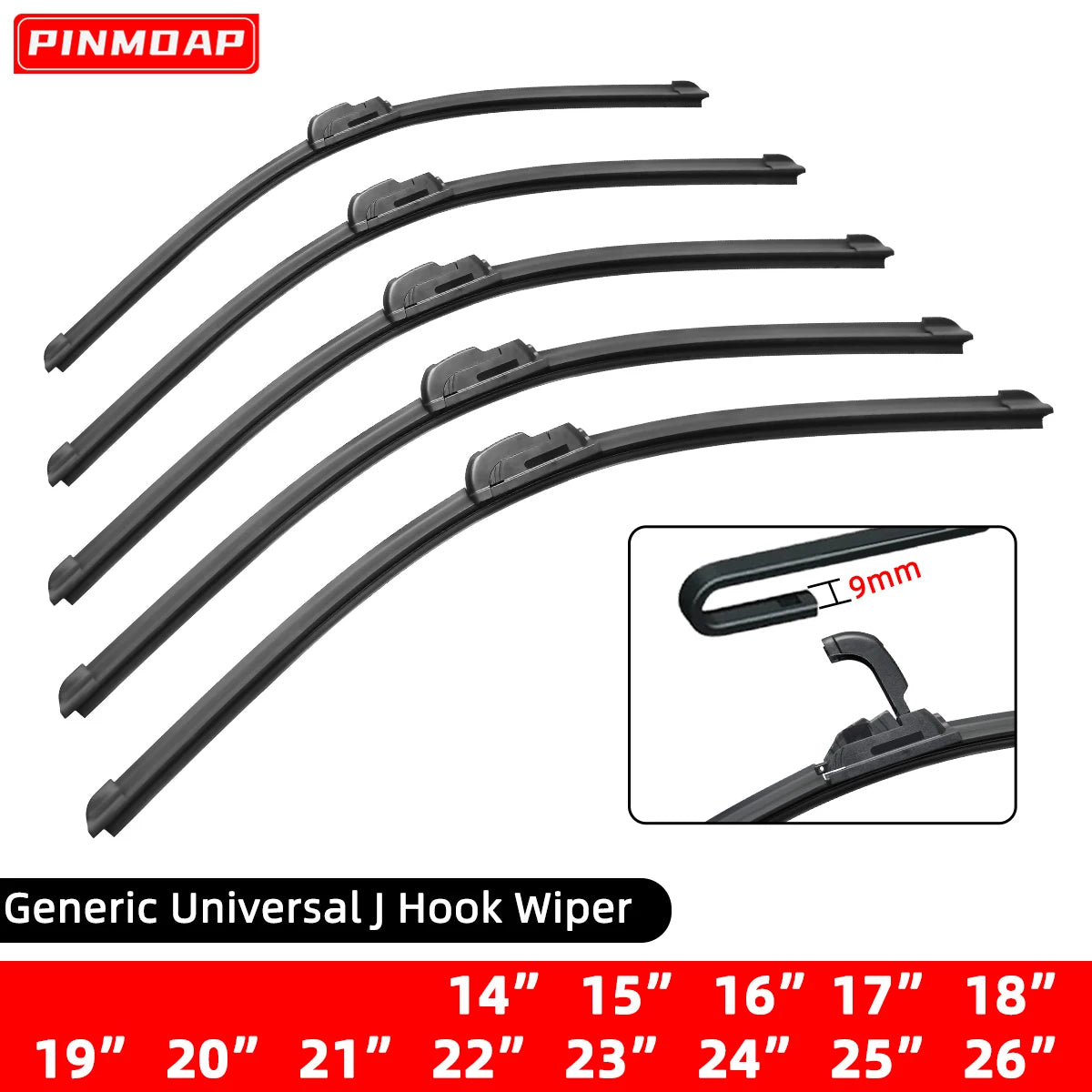 ClearDrive Flex™ 1PC Universal J-Hook Wiper Blades
