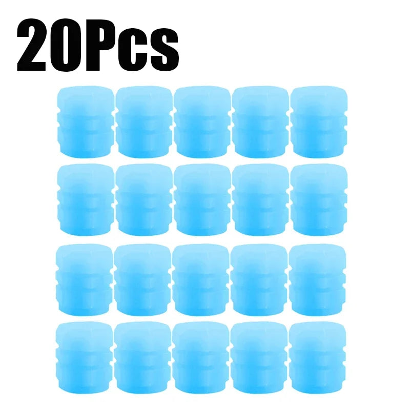 LumiValve™ Fluorescent Tyre Valve Caps