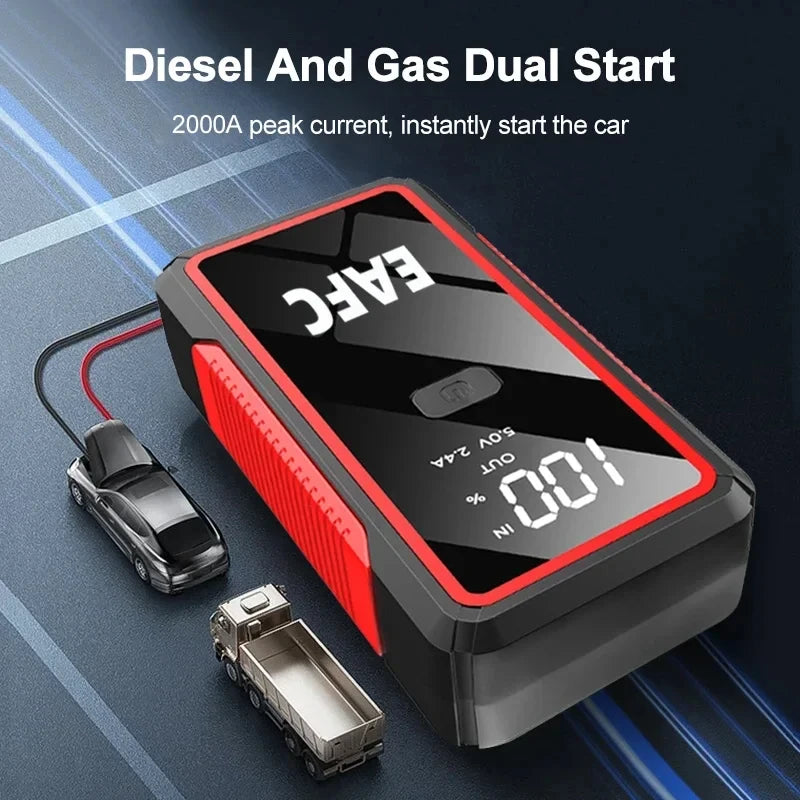 VoltMax Pro 2000A Portable Car Jump Starter