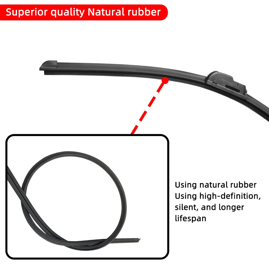 KIT 2PCs - ClearDrive Flex™ Universal J-Hook Wiper Blades