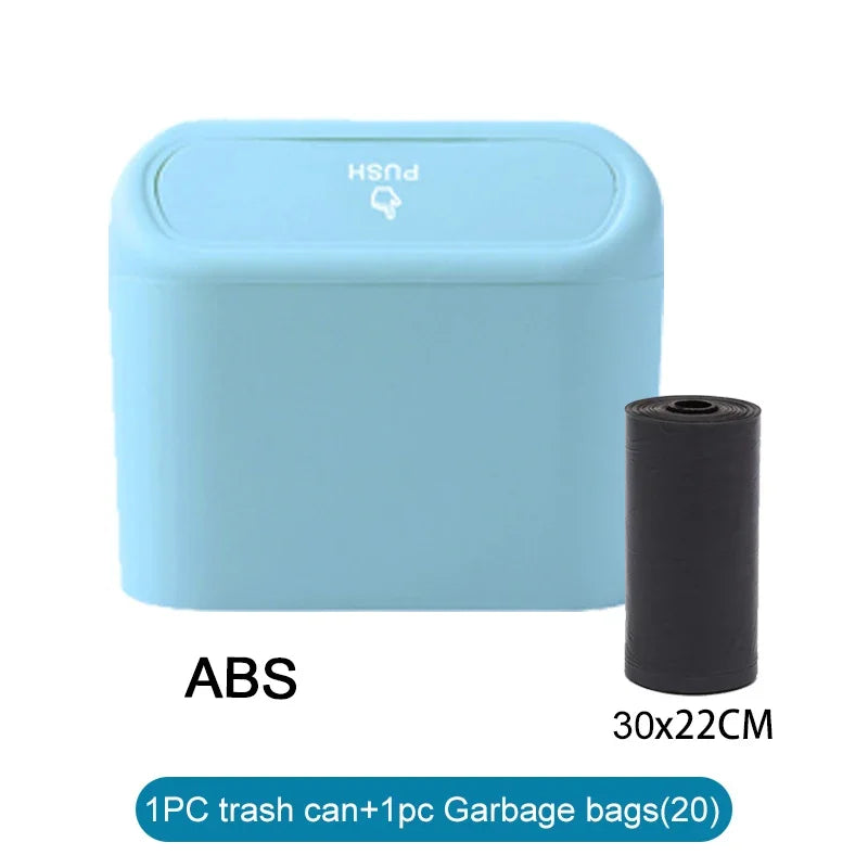 PushBin™ Compact Car Trash Can