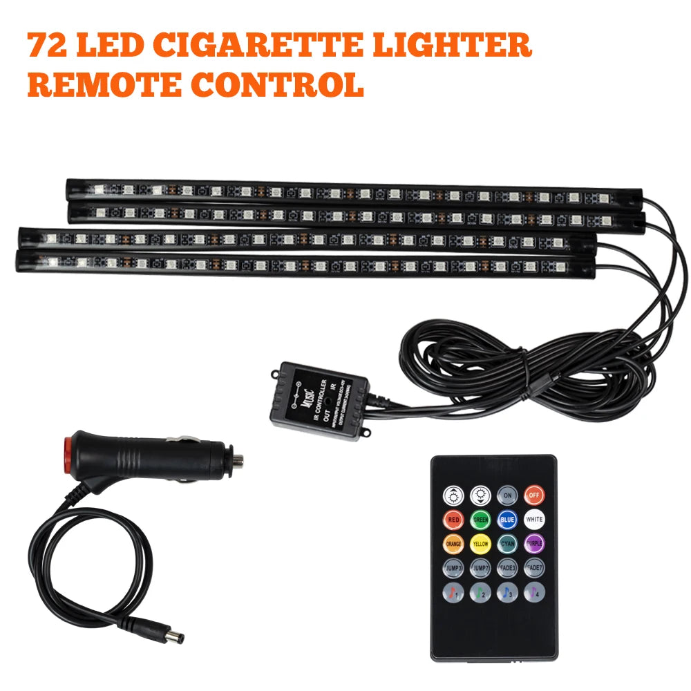 DriveGlow™ Smart RGB Car Interior Light Kit