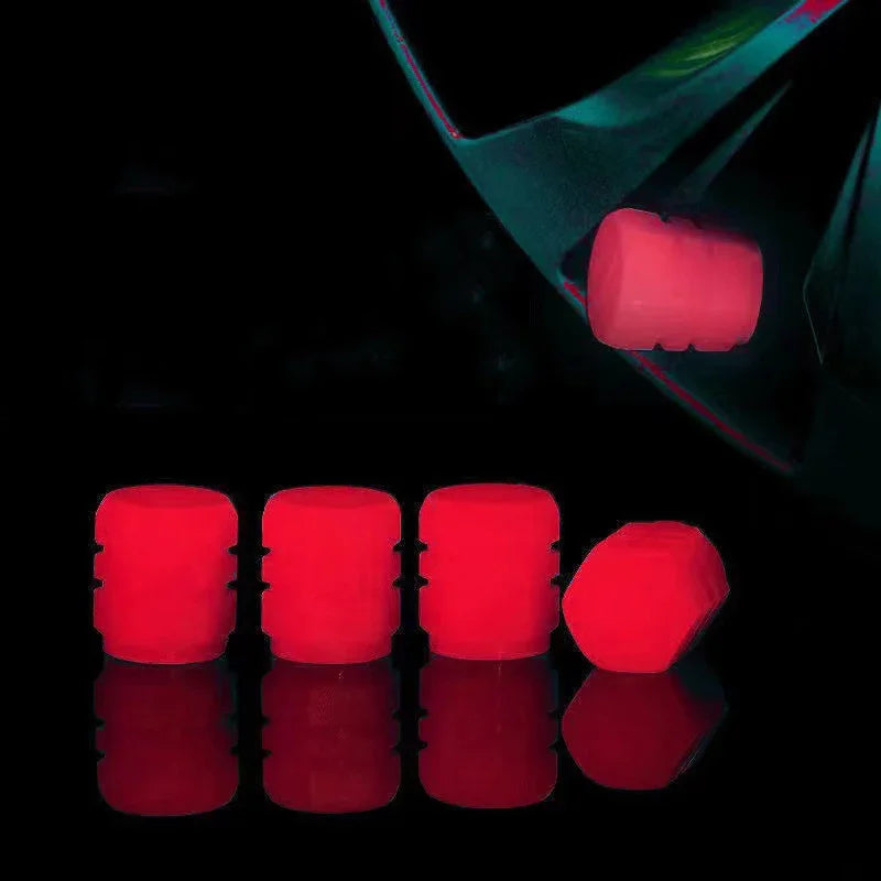 LumiValve™ Fluorescent Tyre Valve Caps