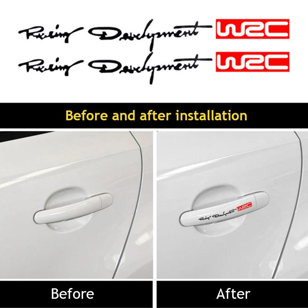 Rally Racing Stripe Car Decals Vinyl JDM Stickers On Car Door Tuning Auto