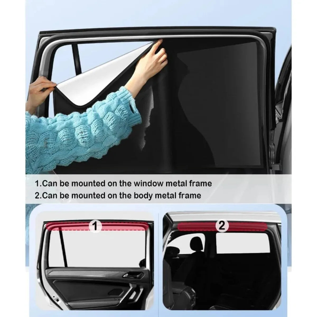ShadeGuard Pro™ Magnetic Car Sunshade