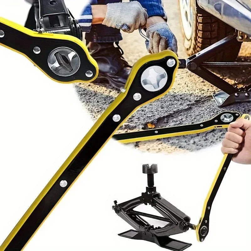 TorqueLift™ Universal Car Jack Ratchet Wrench