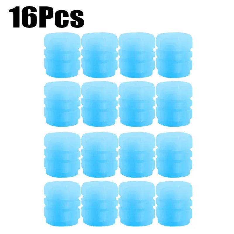 LumiValve™ Fluorescent Tyre Valve Caps