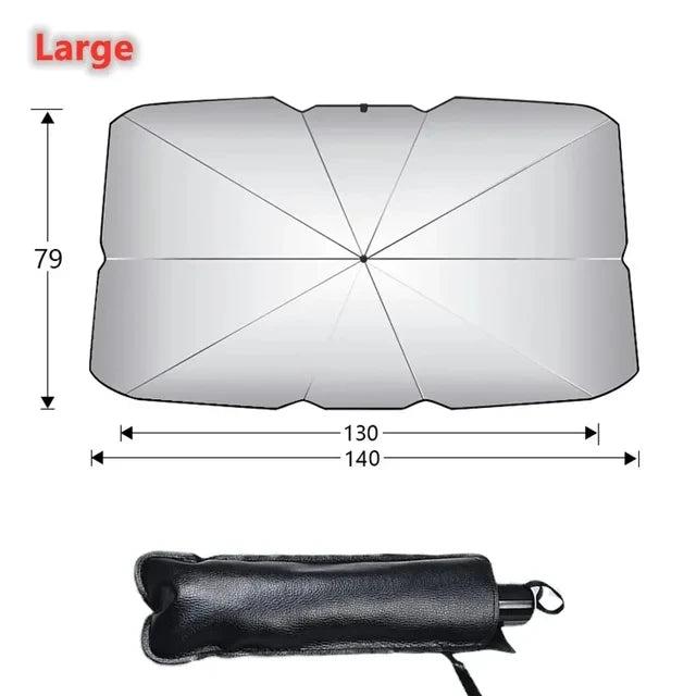 SunVault Pro™ Car Umbrella Sunshade