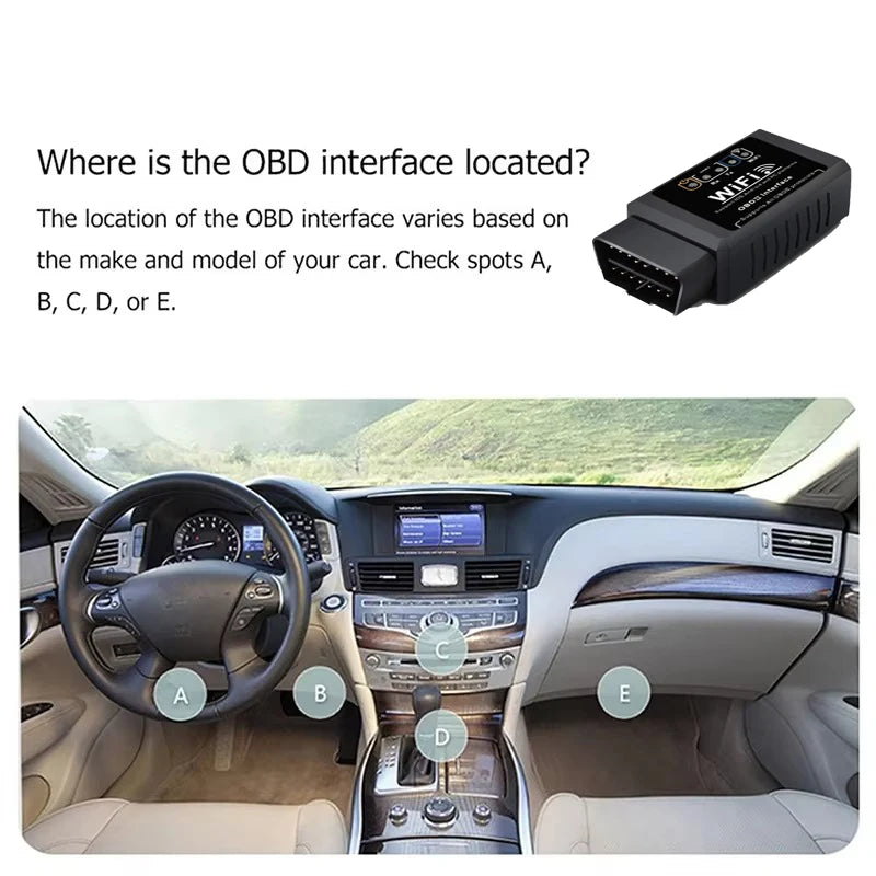 AutoScan Pro™ WiFi OBD2 Diagnostic Tool