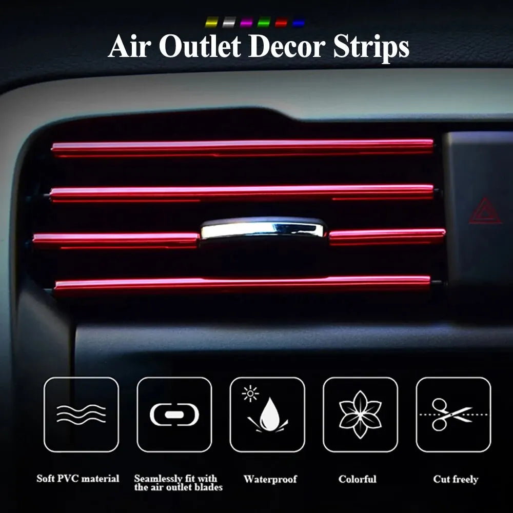 AirLine Edge™ 10Pcs 20cm Interior Vent Trim Strips