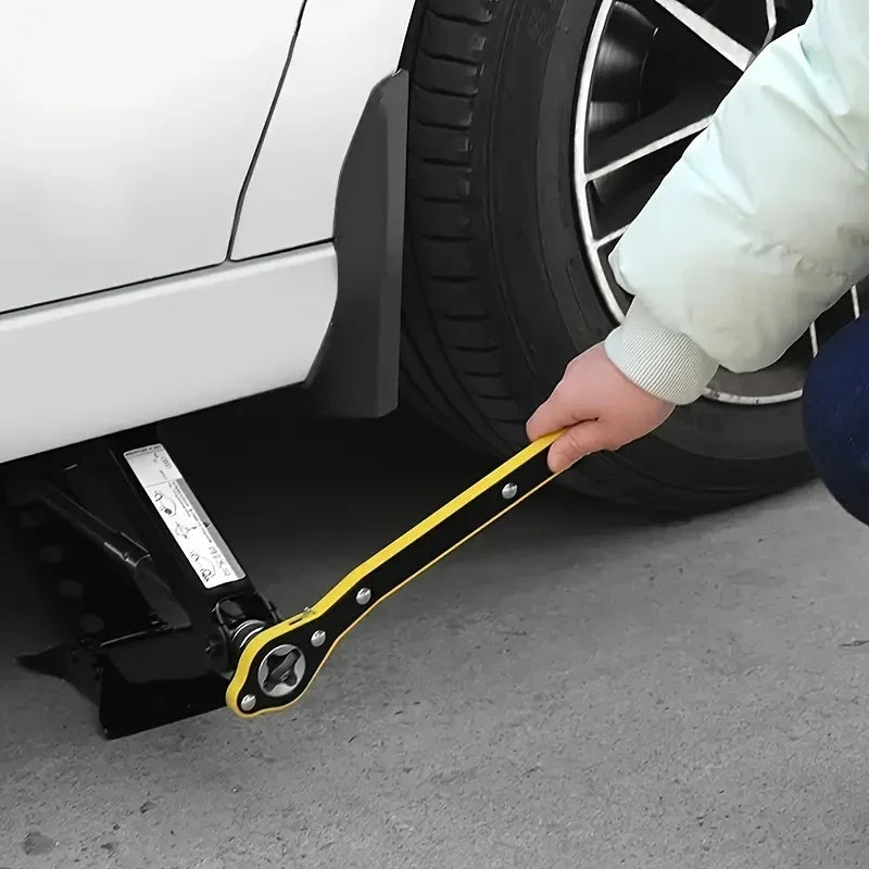 TorqueLift™ Universal Car Jack Ratchet Wrench
