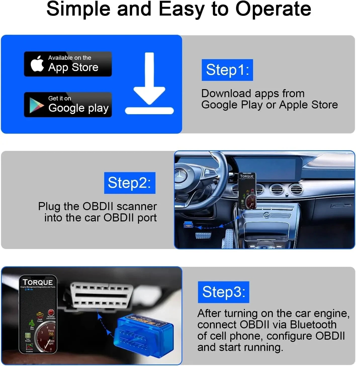 DriveScan Mini™ – Bluetooth OBD2 Diagnostic Tool