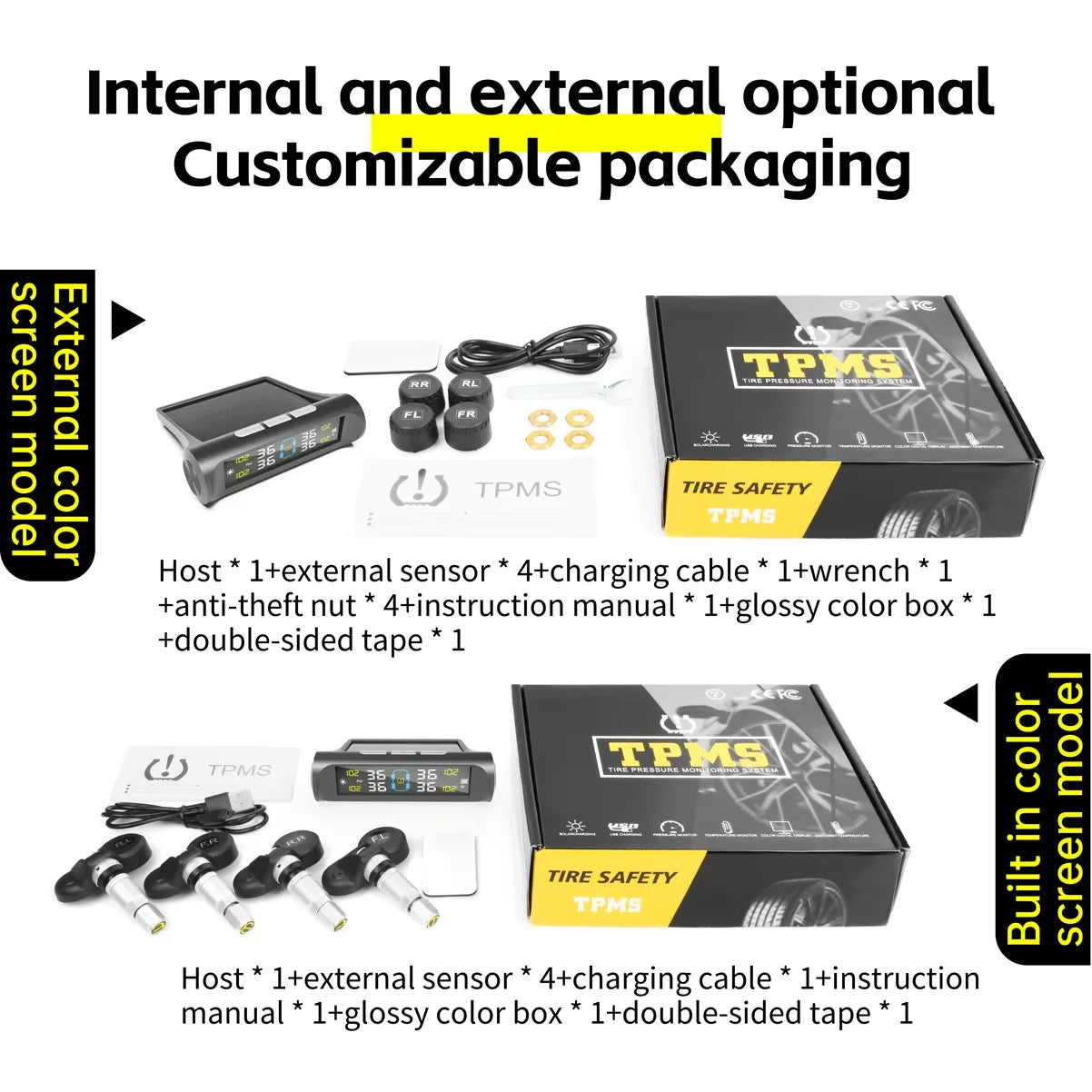TyreSense™ Solar Smart TPMS Monitor