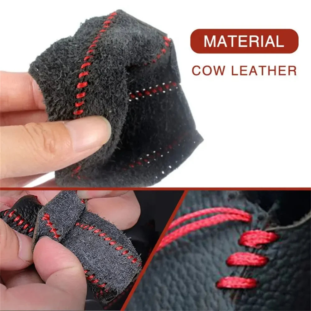 GripLux™ Leather Handbrake Cover