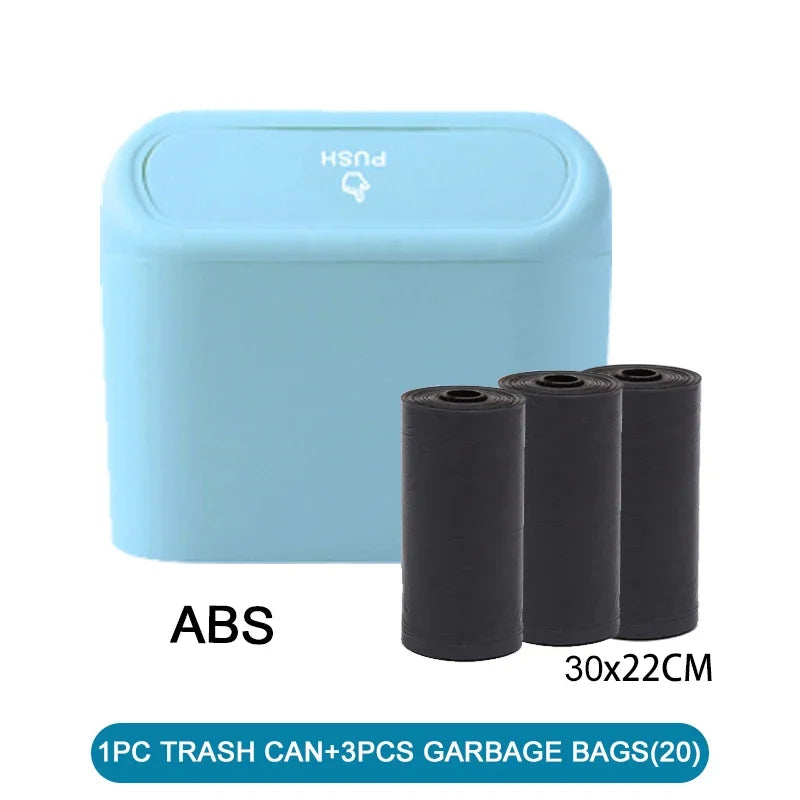 PushBin™ Compact Car Trash Can