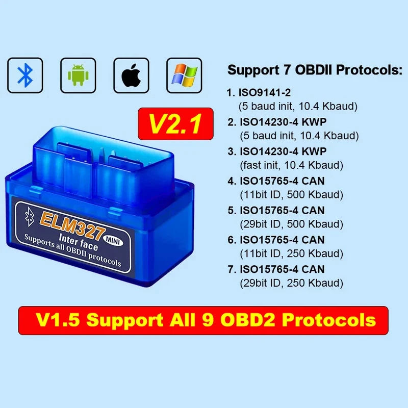 DriveScan Mini™ – Bluetooth OBD2 Diagnostic Tool