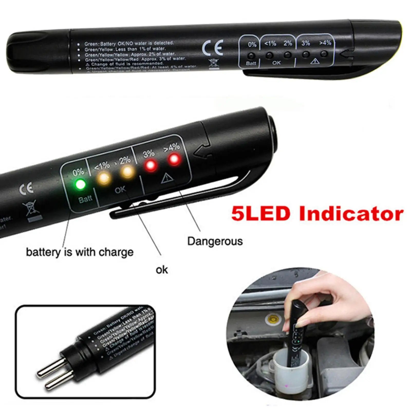 BrakeSafe™ Digital Brake Fluid Tester Pen