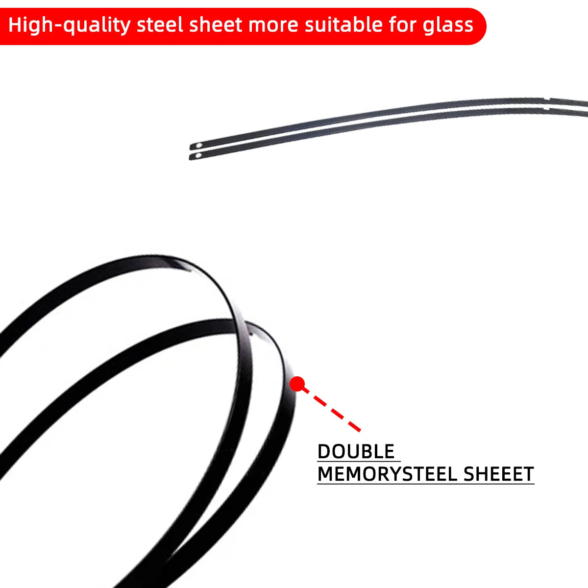 KIT 2PCs - ClearDrive Flex™ Universal J-Hook Wiper Blades