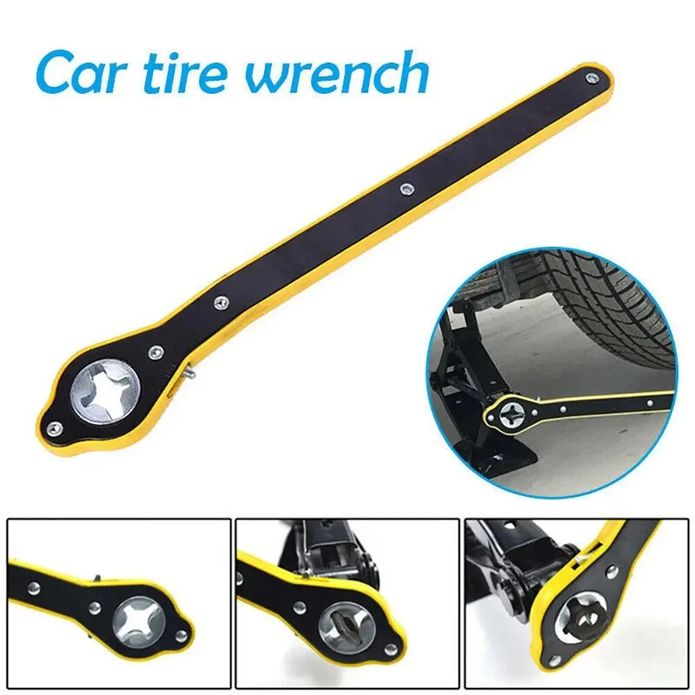 TorqueLift™ Universal Car Jack Ratchet Wrench