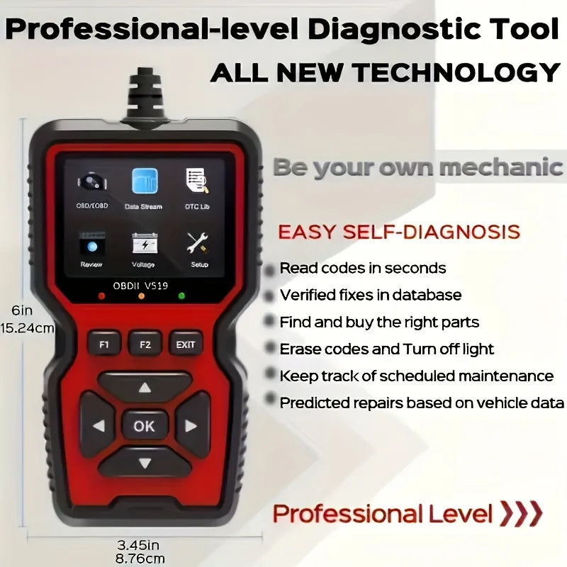 AutoSure Pro™ OBD2 Diagnostic Scanner