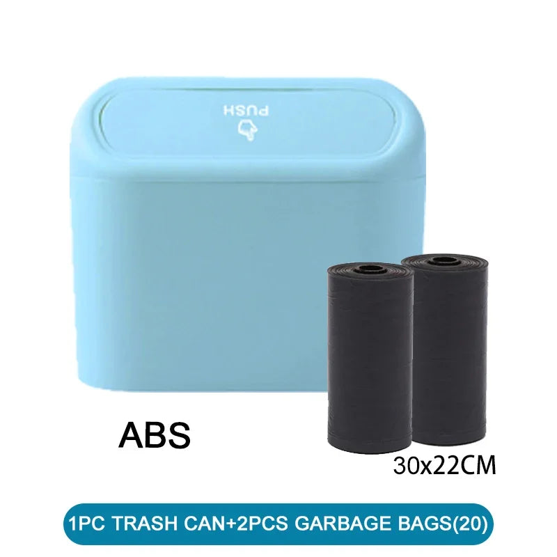 PushBin™ Compact Car Trash Can